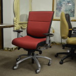 Used red computer desk chair