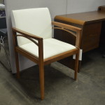 Used white office chair